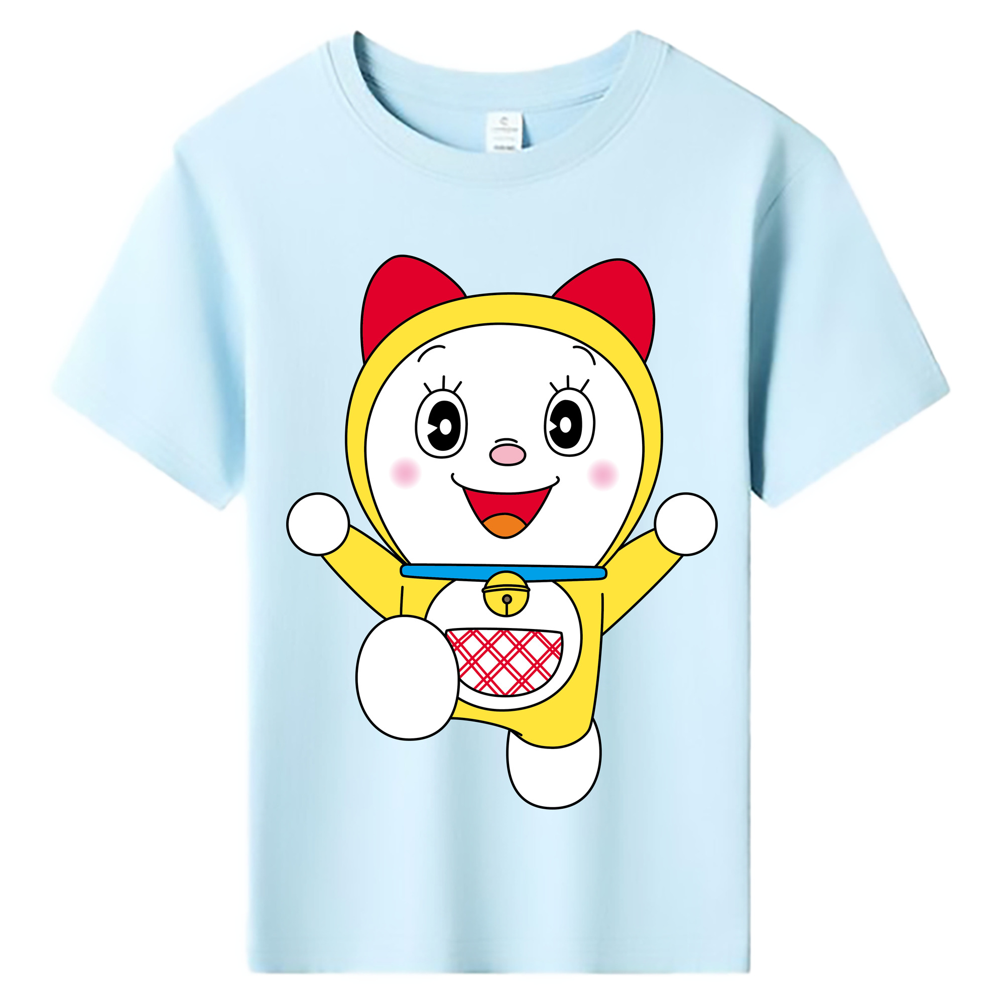 （画像用） ドラえもん ドラミ Doraemon Dorami 綿100％キッズTシャツ（フロントプリント）